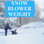 snowblower weight