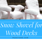 wood deck shovel